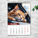 Календарь с котами А3 перекидной 2027 &mdash; 13 листов, акварель 250131 фото 8