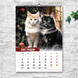 Календарь с котами А3 перекидной 2027 &mdash; 13 листов, акварель 250131 фото 13