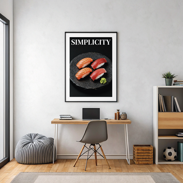 Постер интерьерный SIMPLICITY А5 900331 фото