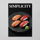 Постер интерьерный SIMPLICITY А5 900331 фото 1