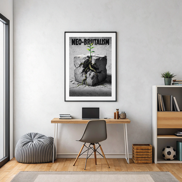 Постер Neo-brutalism интерьерный А4 900328 фото