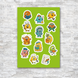 Набір стікерів для планера та щоденника &ndash; 4 аркуші A5 sticker_planner_1 фото 2