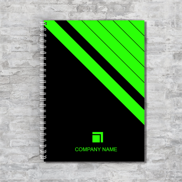 Друк блокнотів А4 на пружині на замовлення від 10 шт. блок 1+1 custom_notebook_А4 фото