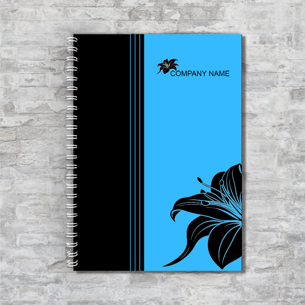 Друк блокнотів А6 на пружині на замовлення від 10 шт. блок 1+1 custom_notebook_А6_4+4 фото