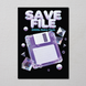 Постер інтер'єрний Save File А5 900338 фото 1