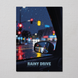 Постер интерьерный Rainy Drive А4 900339 фото 1
