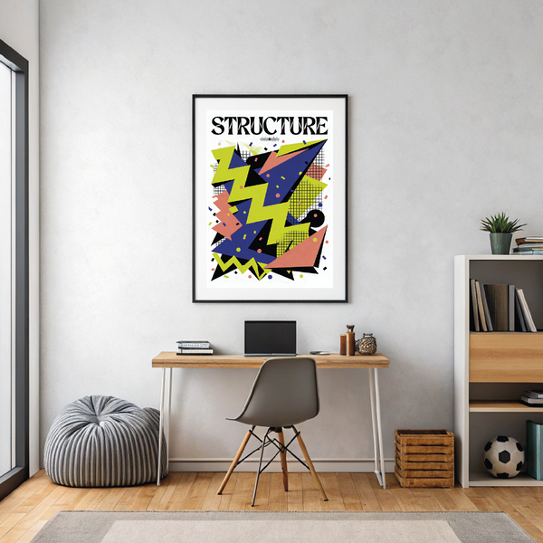 Постер інтер'єрний STRUCTURE А5 900340 фото