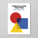 Постер Bauhaus design principles интерьерный А4 900324 фото 1