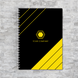 Изготовление блокнотов А5 на пружине под заказ от 10 шт. блок 1+1 custom_notebook_А5_1+1 фото 2