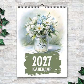Календарь A3 перекидной настенный Нежные миниатюры 13 листов 269039 фото