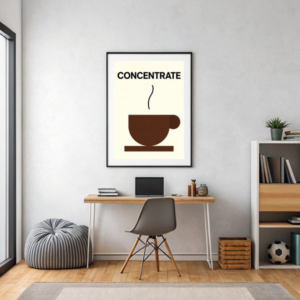 Постер Concentrate інтер'єрний А4 900327 фото
