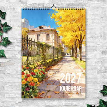 Календар A3 перекидний настінний Малюнки для гарного настрою 13 листов 269046 фото